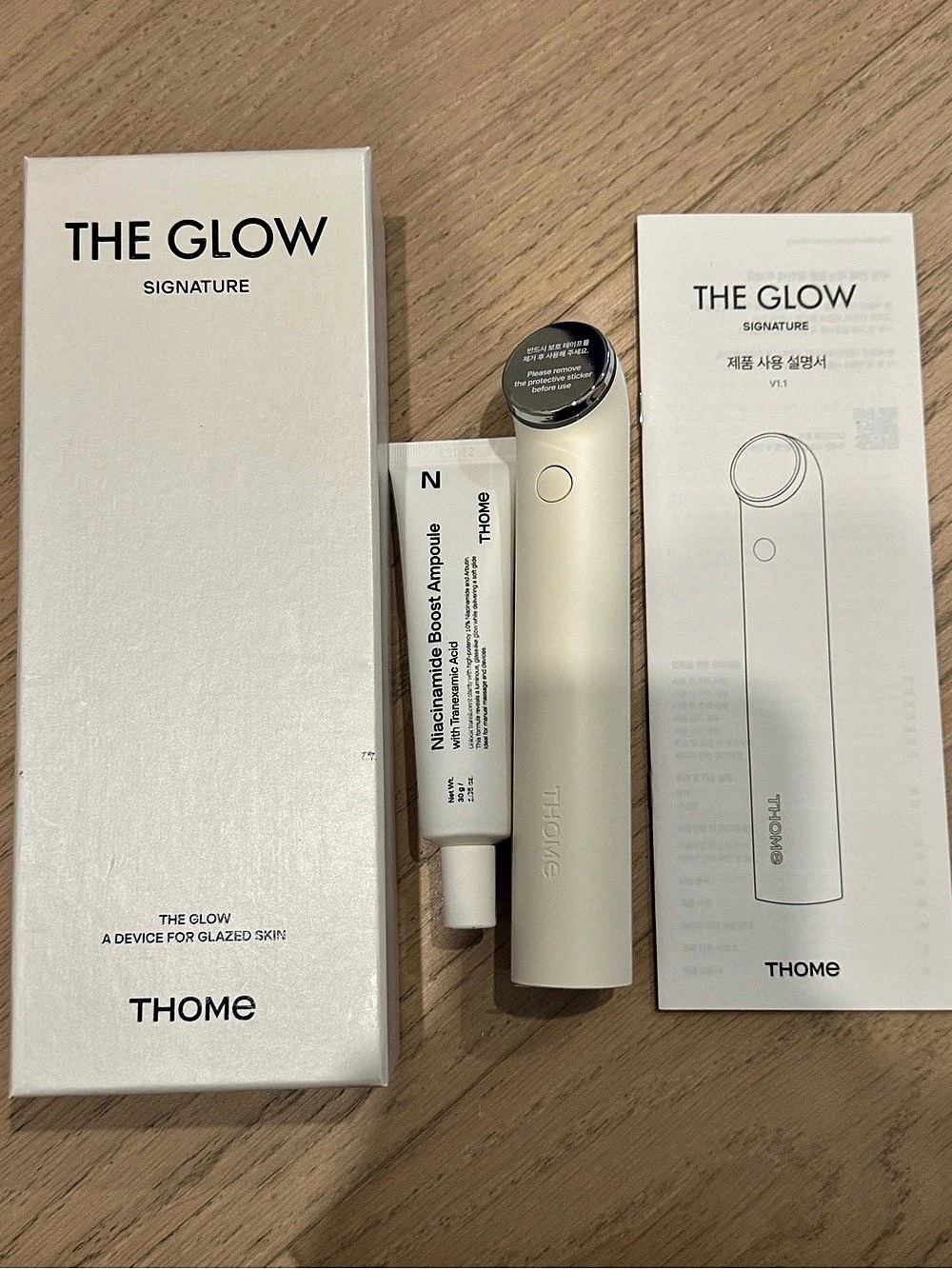 THOME The Glow Signature Skincare Device with Ampoule NWT